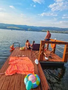 DOMEK Z POMOSTEM nad Jeziorem Czorsztyńskim - Frydman