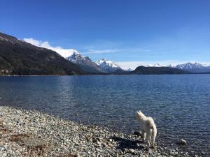 Casa soñada frente a las montañas