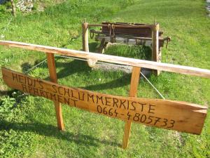 Heidis Schlummerkiste am Fuß der Teichalm