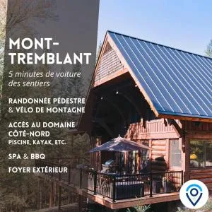 Luxurious & Rustic Log Cabin in the Woods - Val-des-Lacs