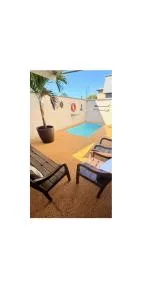 Casa Bicanga piscina vista mar - 曼吉纽斯