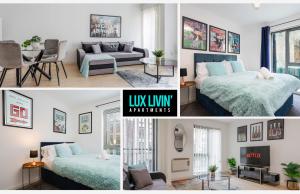 Lux Livin' Apartments - Luxury 2 Bed Apartment City Centre Free Parking