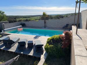 Magnifique villa Chloéline: Piscine et Superbe vue