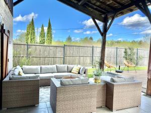 Maisons de vacances Grange renovee au Calme : photos des chambres