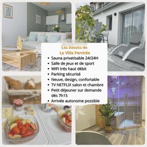 Appartements La Villa Perchee calme, sauna, parking prive : photos des chambres