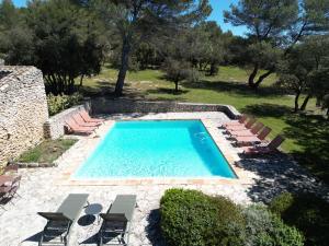 Maisons de vacances Mas traditionnel a Gordes en pleine nature : photos des chambres