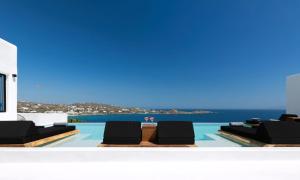 Magnificent Mykonos Villa Villa Rikei 5 Bedrooms Unique Aegean Sea Views Private Infinity Pool Outdoor Jacuzzi Psarou Beach