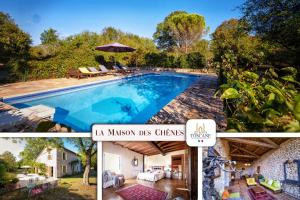 La Maison des Chênes - Piscine et grand terrain arboré dans une ambiance bucolique.