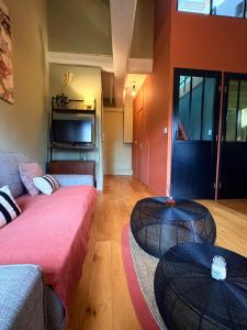 Appartements Vue, charme, calme Duplex cosy a 10 min de Lyon : photos des chambres