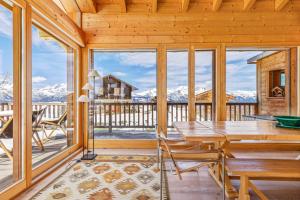 Chalet Magrappe, accès direct à la piste des Mayens de Veysonnaz