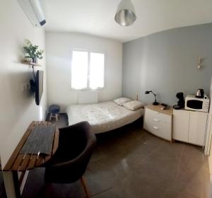 Chambre salle de bain clim