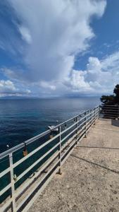 Seaside house in wilderness