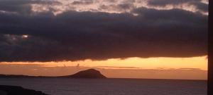 Yellow mountain in paradise