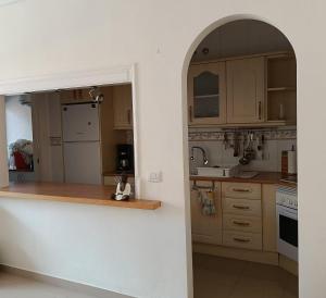 Yellow mountain in paradise