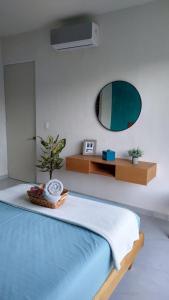 Casa turquesa en la riviera