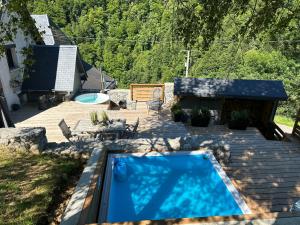 Chalet Le René-Sens - 5 pers - Grande terrasse - bain nordique SPA - Piscine