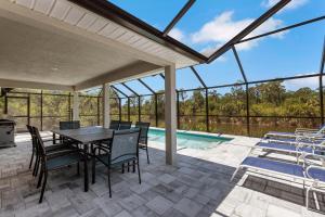 Poolside Sunset in South Gulf Cove