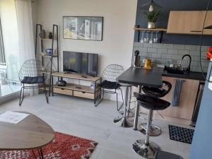 Appartements Appartement T2 a 300m du marche - Balcon, cuisine equipee, chambre confort, ideal vacances. - FR-1-494-183 : photos des chambres