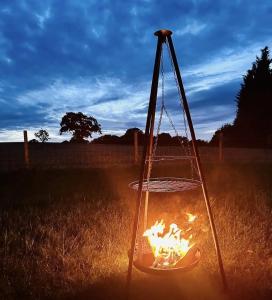 Patricia the Maltese Bus at Field of Dreams