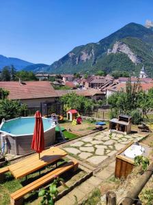 Entre lac et montagne