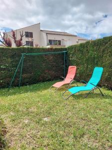 Maisons de vacances Maison dans residence avec piscine : photos des chambres