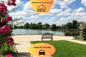 Appartements -L'emeraude de Louis XVI- Ideal pour Couple-Solo-Pro 8min de Paris-1min de la gare : photos des chambres