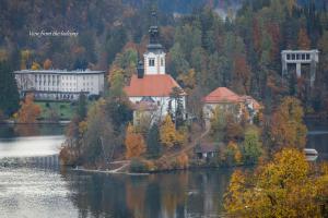 Apartment Mavrica Bled, quiet location, with a view of the lake