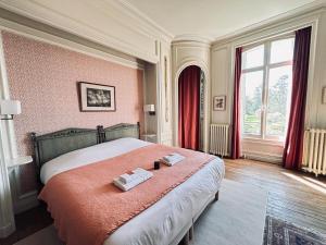 Villas La Chaladrerie grande maison de maitre avec jardin : photos des chambres