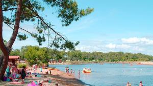 Un toit sur le bassin Bungalow solaire