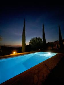 Sejours chez l'habitant MAS DU SERRE DE CHABANAS : Chambre Double - Vue sur Jardin