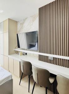 Modern Condo Room with City View