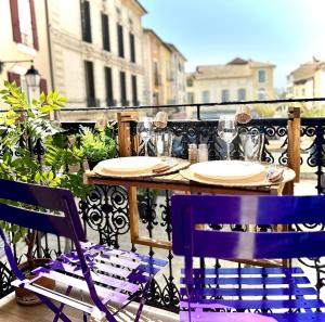 Le Cosy Bruey - Appartement Confort au Cœur du Centre Historique - Balcon & Patio