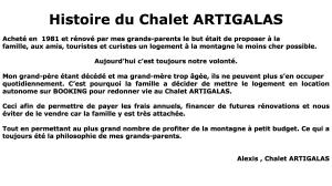 Appartements Chalet ARTIGALAS : Appartement 3 Chambres