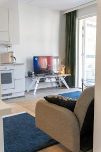One bedroom apartment with parking and sauna