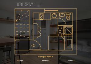 Central new 12 sqm room