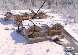 Appartements LA TANIERE DES OURSONS - Appartement duplex NEUF 9-10 pers vue pistes avec garages : photos des chambres