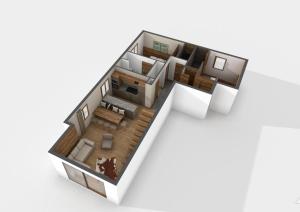 Appartements LA TANIERE DES OURSONS - Appartement duplex NEUF 9-10 pers vue pistes avec garages : photos des chambres