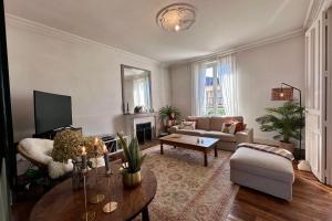 Appartements Casa Jaures - T4 style haussmannien - Proche gare - Place de parking : photos des chambres