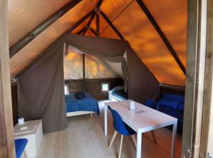 Tentes de luxe La Parenthese Meslandaise : photos des chambres