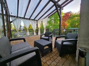 Apartament PREMIUM z ruską banią, kominkiem i oranżerią w centrum