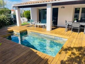 Maisons de vacances Villa avec piscine proche de la plage : photos des chambres