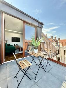 Penthouse Wien mit Parkplatz und Balkon