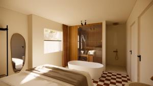 Apartment with Sauna room in Fletcher Hotel Restaurant Koogerend