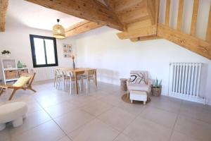 Villas charming house with private pool in lagnes, near isle sur la sorgue, in the luberon, in Provence, for 8 people : photos des chambres