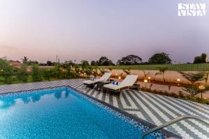 StayVista at Sky Hills with BBQ, Pool