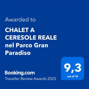 CHALET A CERESOLE REALE nel Parco Gran Paradiso