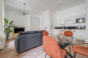 Appartement lumineux 4 personnes avec salle de sport, Centre Pop