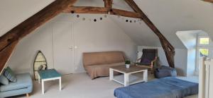 Maisons de vacances Maison de charme en Bretagne 5 ou 10 personnes : photos des chambres