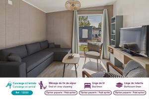 Chalets Chalet neuf pour 6 avec piscine chauffee a l-annee : photos des chambres