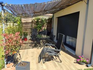 Maison dhôtes calme avec piscine proche village